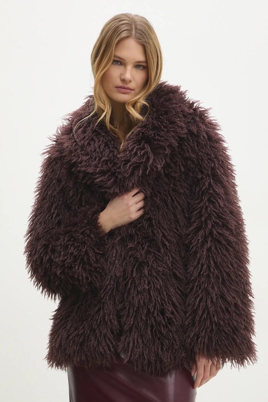 Jakna Answear.LAB bez tople podstave smeđa 8718.FLK