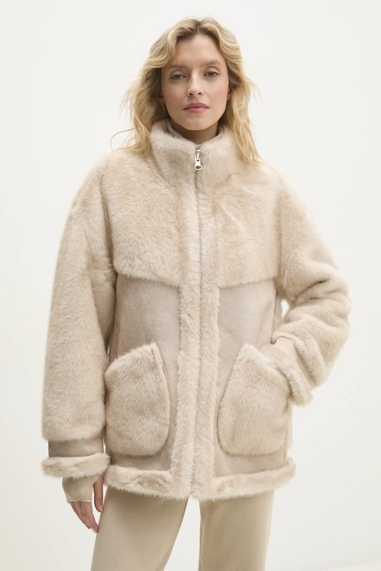 Dvostrana jakna Answear.LAB bez tople podstave bež H911.ims