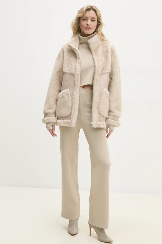 Dvostrana jakna Answear.LAB H911.ims bež WW25