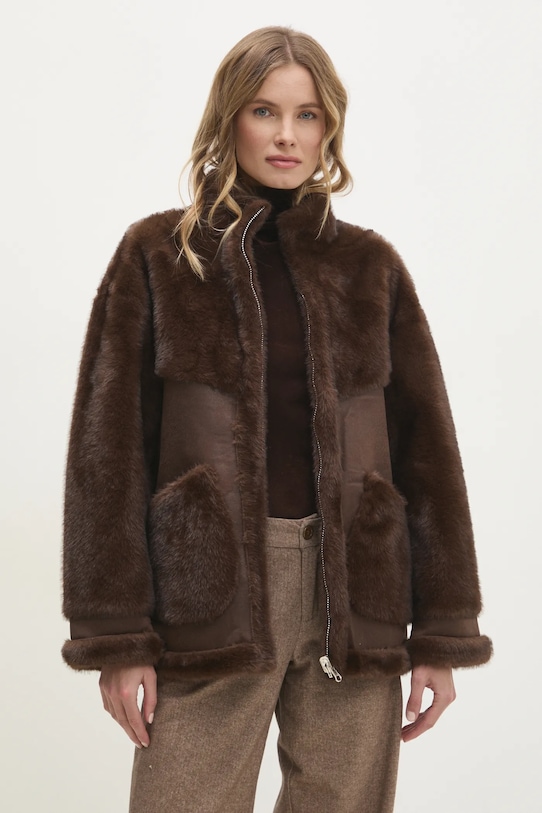 Dvostrana jakna Answear.LAB bez tople podstave smeđa H911.ims