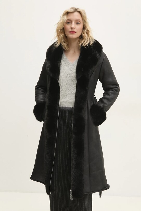Answear Lab palton negru tr8575.ilk