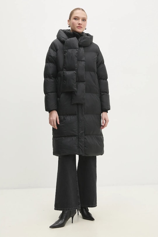 Bunda Answear.LAB oversize čierna AD6113.fos