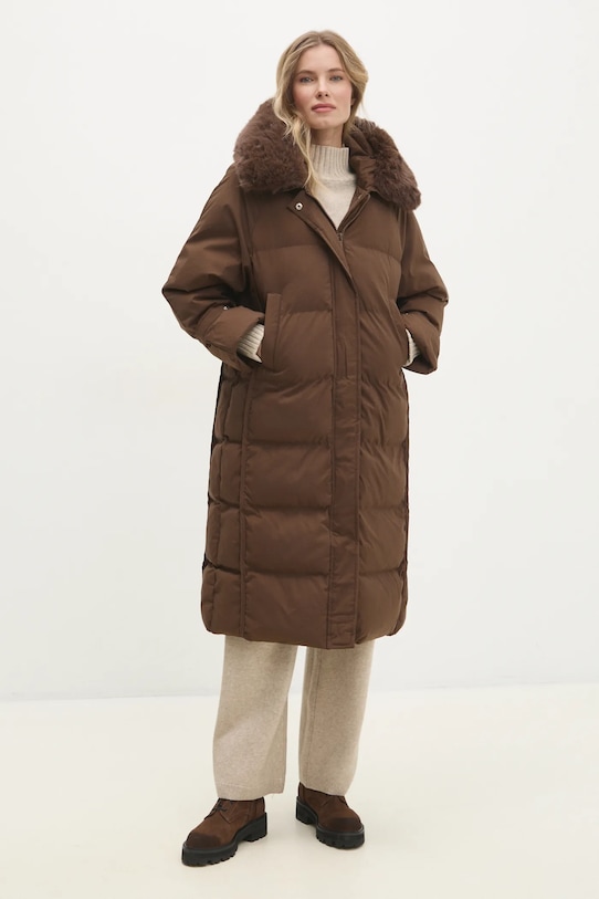 Answear.LAB kurtka pozostałe brązowy AD6069.fos