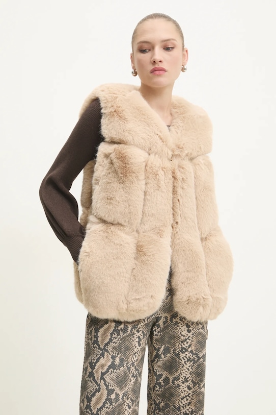 Безрукавка Answear.LAB з підкладкою бежевий 22167.flk