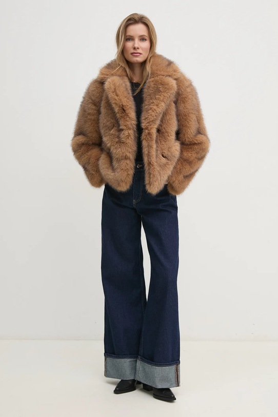 Answear Lab geaca 8729.flk maro WW25