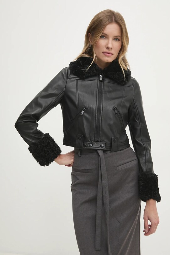 Answear Lab geaca negru dr8171.fos