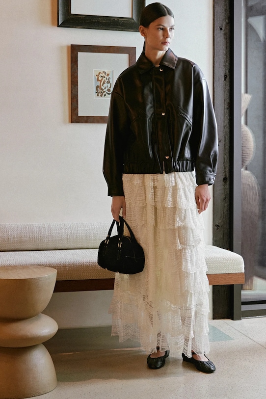 Answear.LAB kurtka nieocieplane czarny 7501.fos