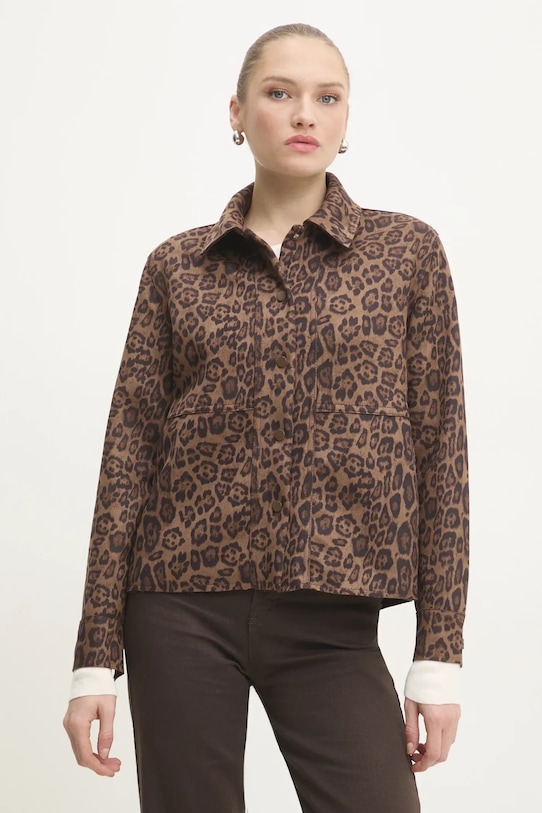 Answear.LAB rövid kabát 1006.fos barna WW25