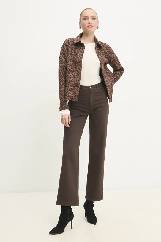 Answear.LAB rövid kabát nem bélelt barna 1006.fos