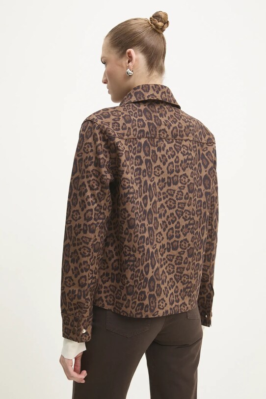 Ruházat Answear.LAB rövid kabát 1006.fos barna