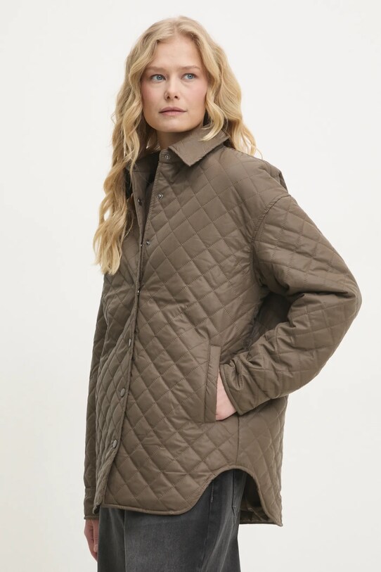 Answear Lab geaca cu captuseala maro 8741.flk