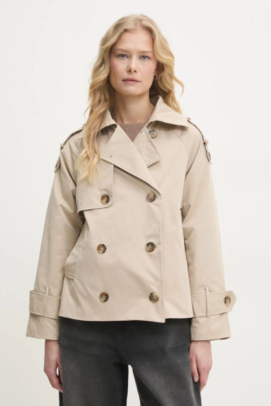 Answear Lab trench corto non isolato beige trch004.flk