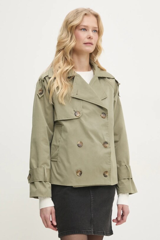 Answear Lab trenci scurt verde trch004.flk