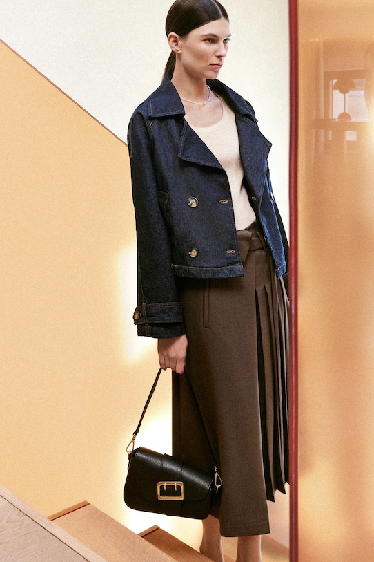 Джинсовая куртка Answear.LAB джинс тёмно-синий sng.91.tos