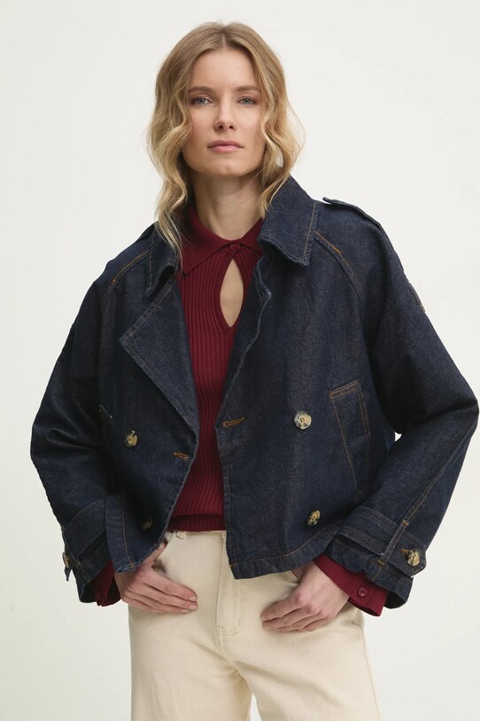 Answear Lab geaca jeans sng.91.tos bleumarin WW25
