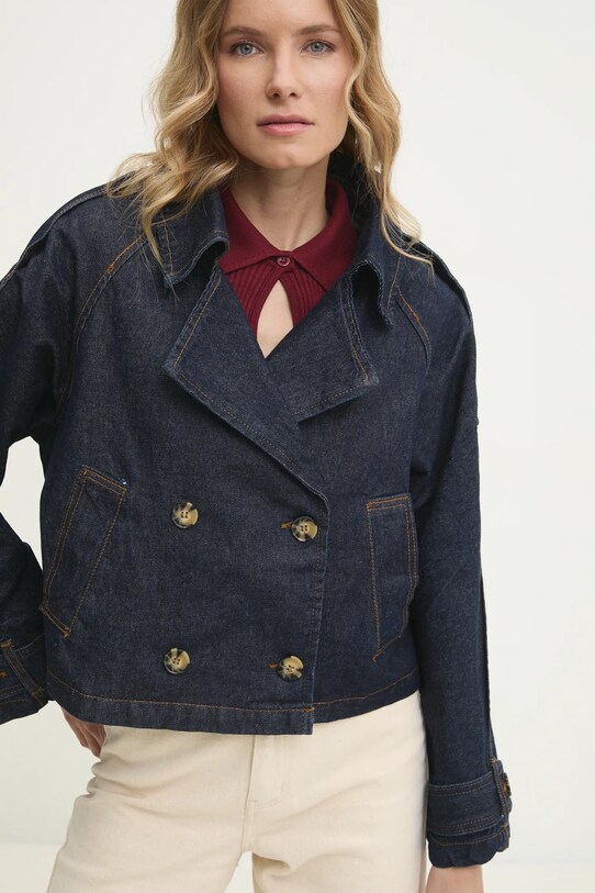 Answear Lab geaca jeans sng.91.tos bleumarin