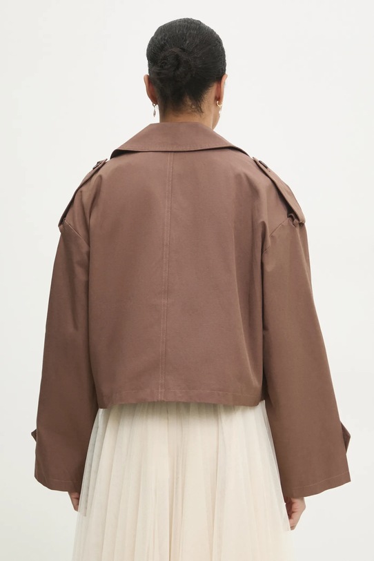 Odzież Answear.LAB trencz 9328.ILK brązowy