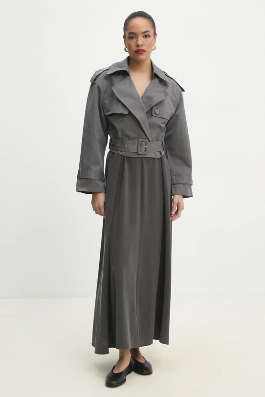 Answear Lab trench b9603.g.ios grigio WW25