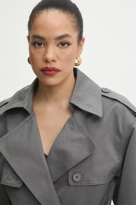 Answear Lab trench grigio b9603.g.ios