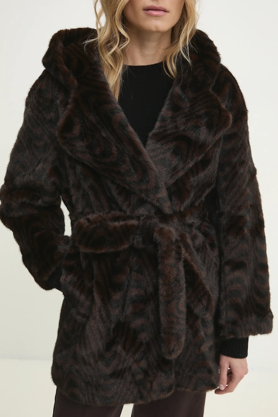 Answear.LAB płaszcz brązowy 8867.ilk