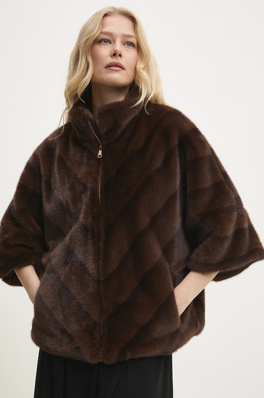 Bunda Answear.LAB prechodné hnedá p539a.ilk