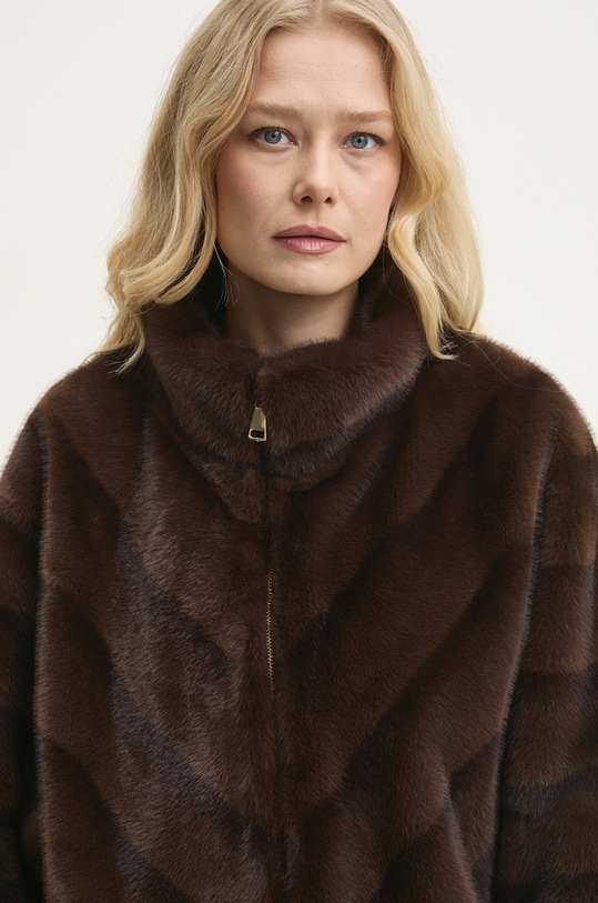 Bunda Answear.LAB hnedá p539a.ilk