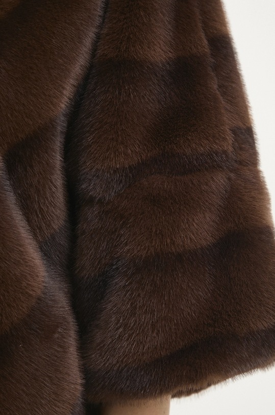 Bunda Answear.LAB p539a.ilk hnedá