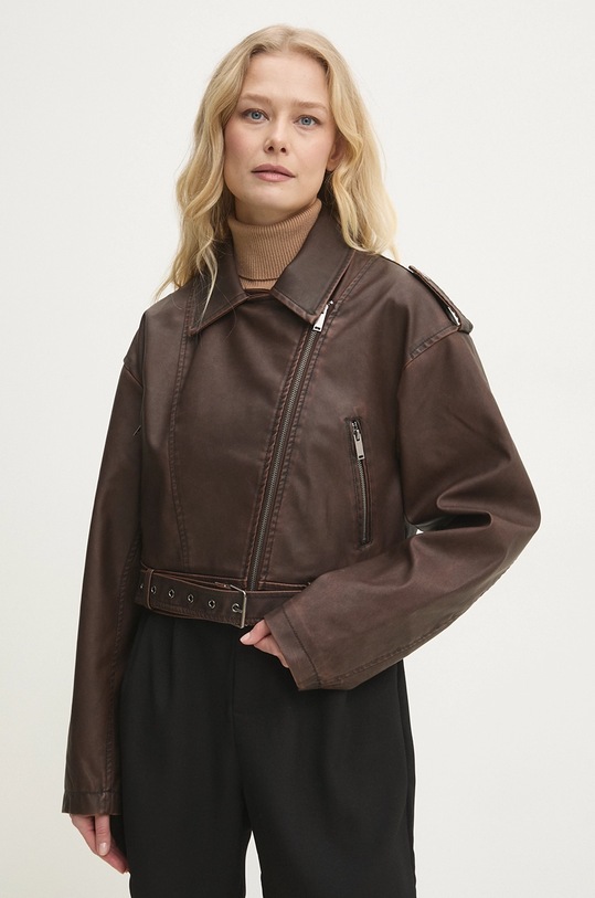 Answear Lab geaca ramones LJK.VICDKBROWN.ums maro WW25