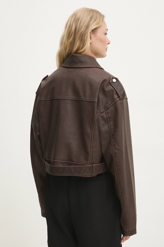 Îmbrăcăminte Answear Lab geaca ramones LJK.VICDKBROWN.ums maro