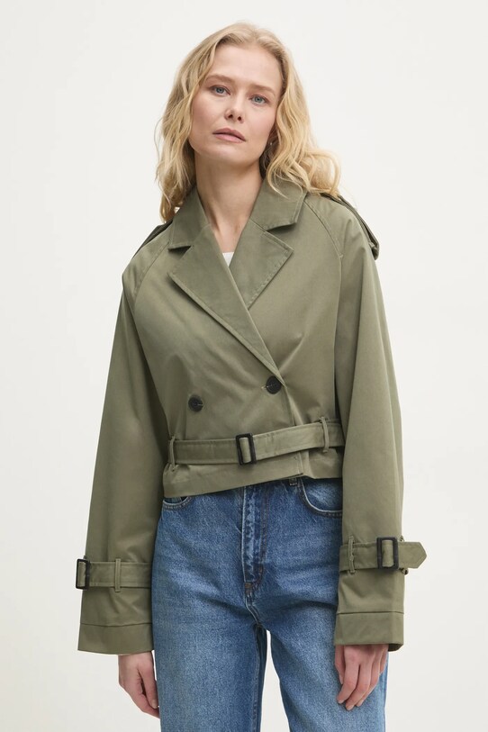 Answear Lab kurtka MA897.hlk zielony WW25