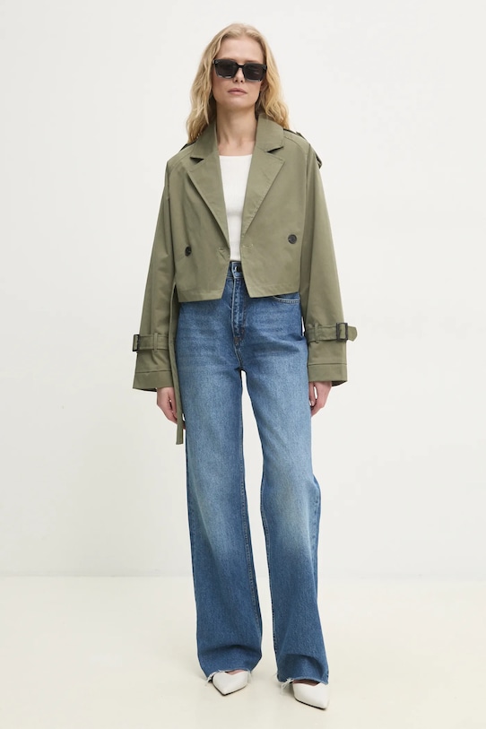 Μπουφάν Answear.LAB άλλο πράσινο MA897.hlk