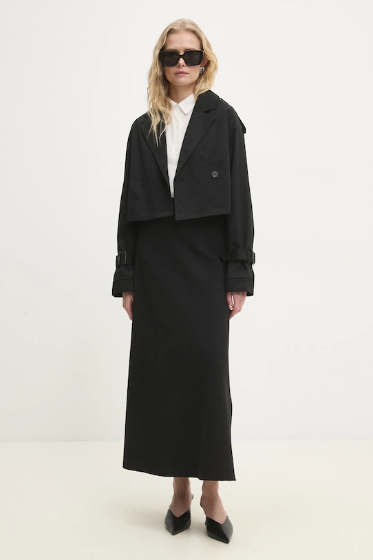 Answear.LAB kurtka nieocieplane czarny MA897.hlk