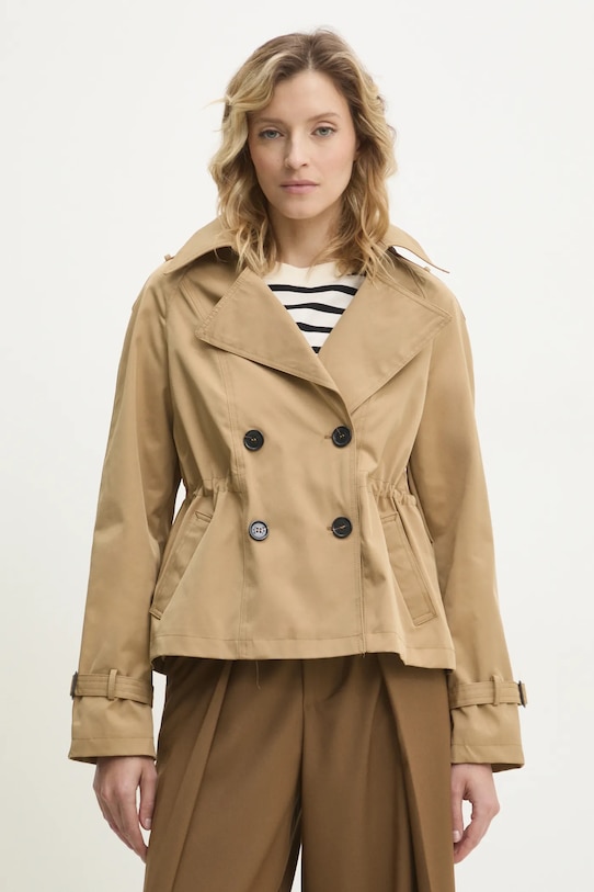 Answear.LAB kurtka nieocieplane brązowy 81351B.hlk