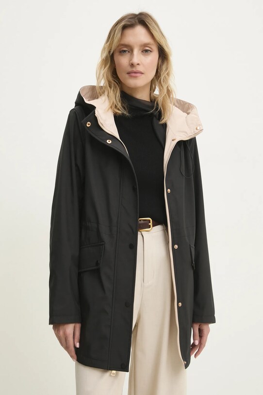 Answear Lab geaca cu doua fete cu captuseala negru G561.hlk