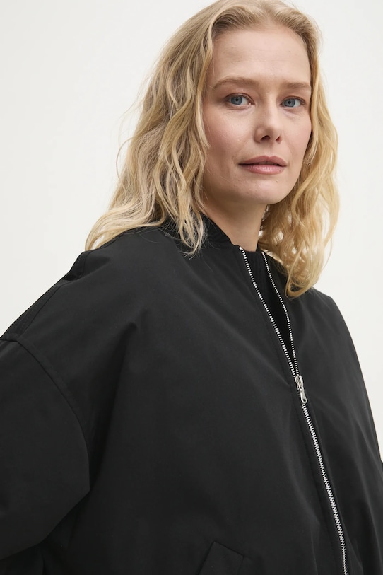 Answear Lab geaca bomber negru L9000.hlk