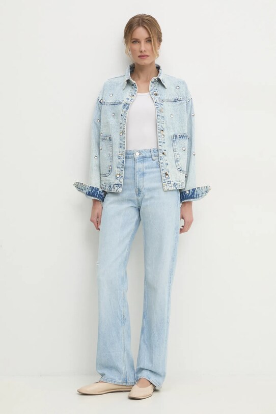 Answear Lab geaca jeans TR534.HWK albastru WW25