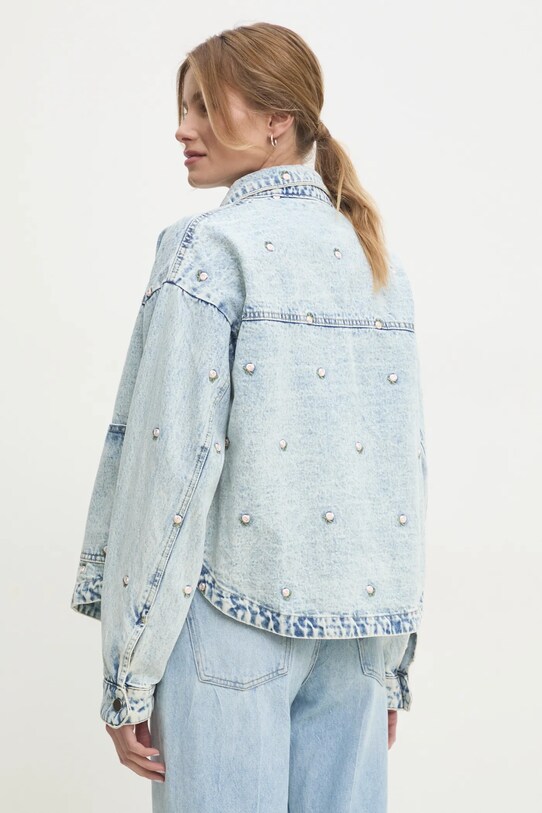 Îmbrăcăminte Answear Lab geaca jeans TR534.HWK albastru