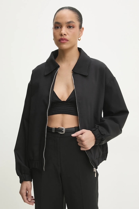 Answear Lab geaca cu captuseala negru 5402.tos