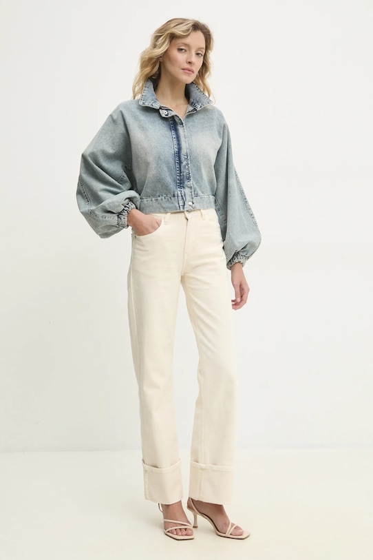 Rifľová bunda Answear.LAB JCK.1.TWK modrá WW25