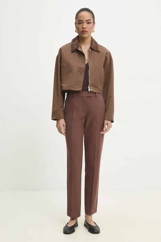 Bunda Answear.LAB 240242.TWK hnedá WW25