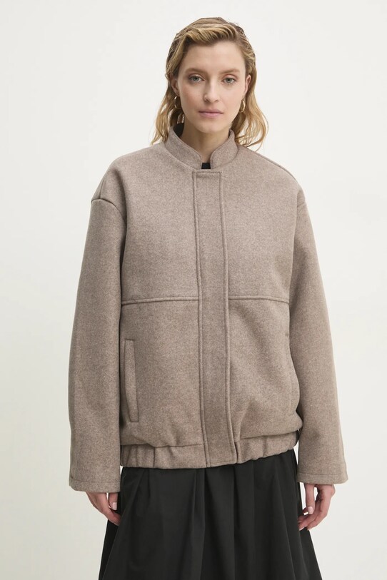 Answear Lab giacca non isolato beige OX9093.FKK