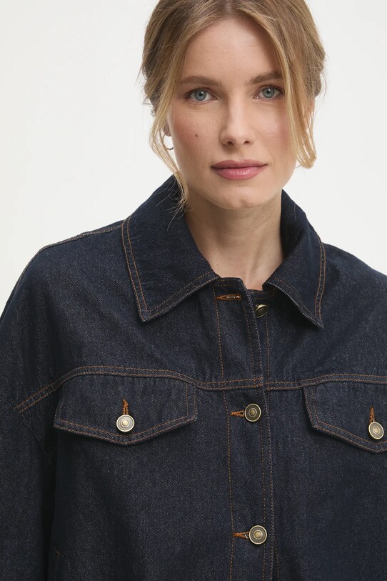 Answear Lab geaca jeans bleumarin 3532.flk
