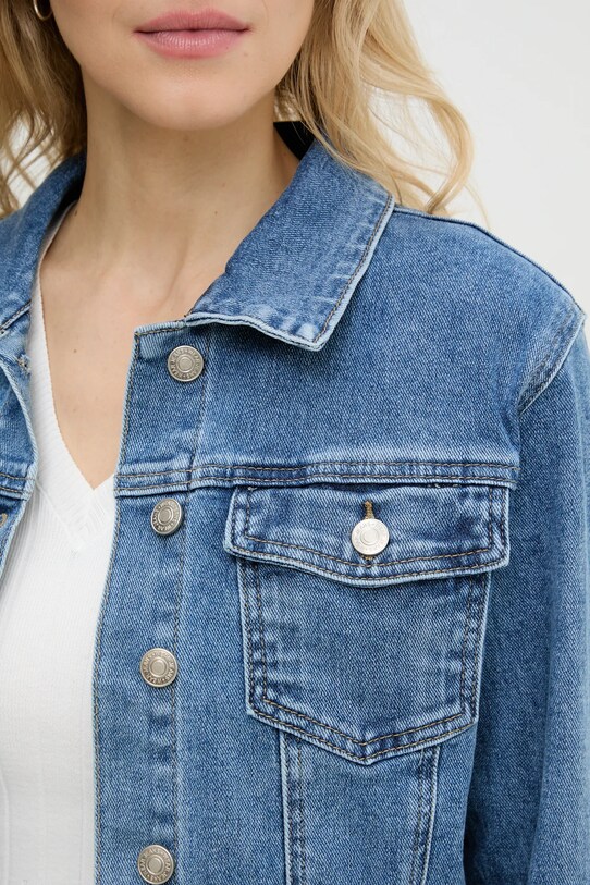 Answear Lab geaca jeans h822.flk albastru