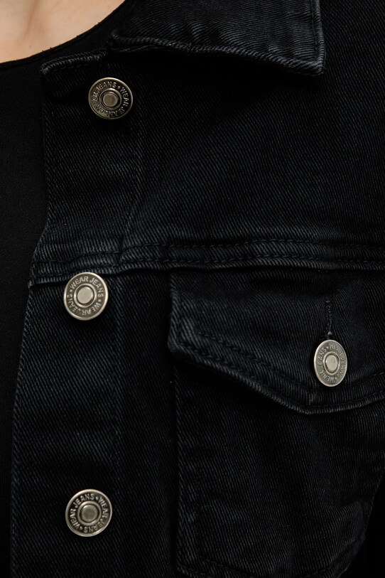 Answear Lab geaca jeans h822.2.flk negru