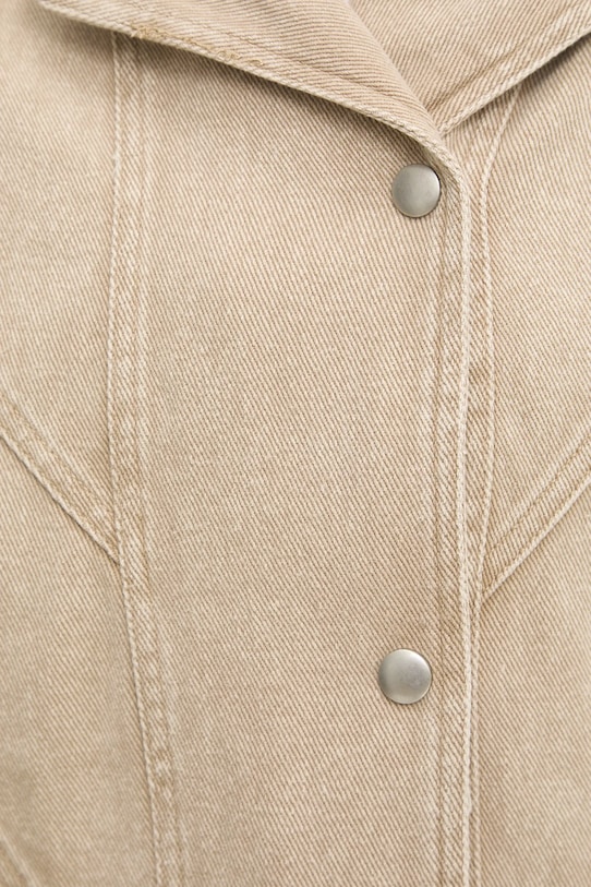 Answear.LAB bezrękawnik jeansowy C10449.hos beżowy