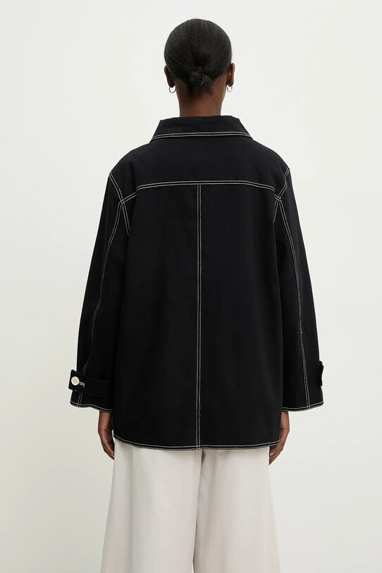 Odzież Answear.LAB kurtka koszulowa bawełniana LC240286.hos czarny