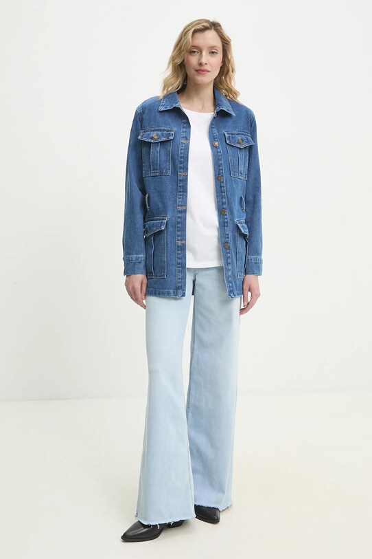 Answear Lab geaca jeans VJ2431.hos albastru WW25
