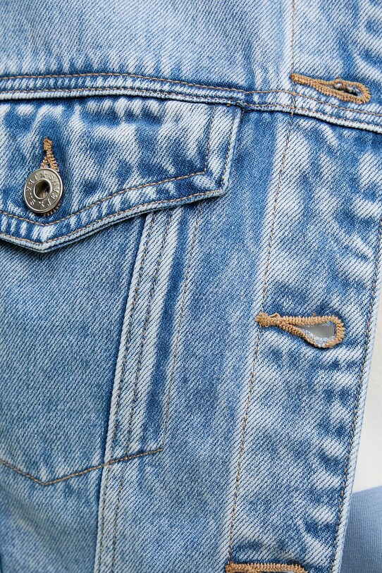 Answear Lab geaca jeans HS5586.ms albastru