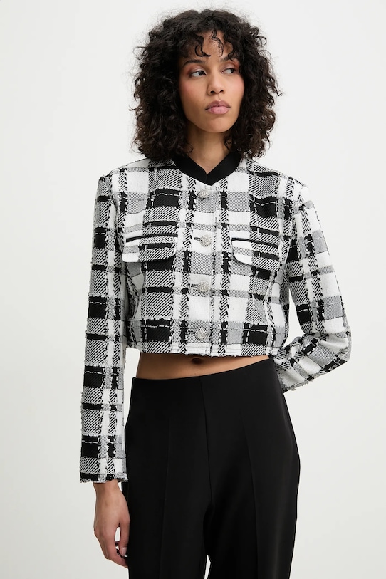 Answear Lab geaca cu captuseala negru v2535d.fos