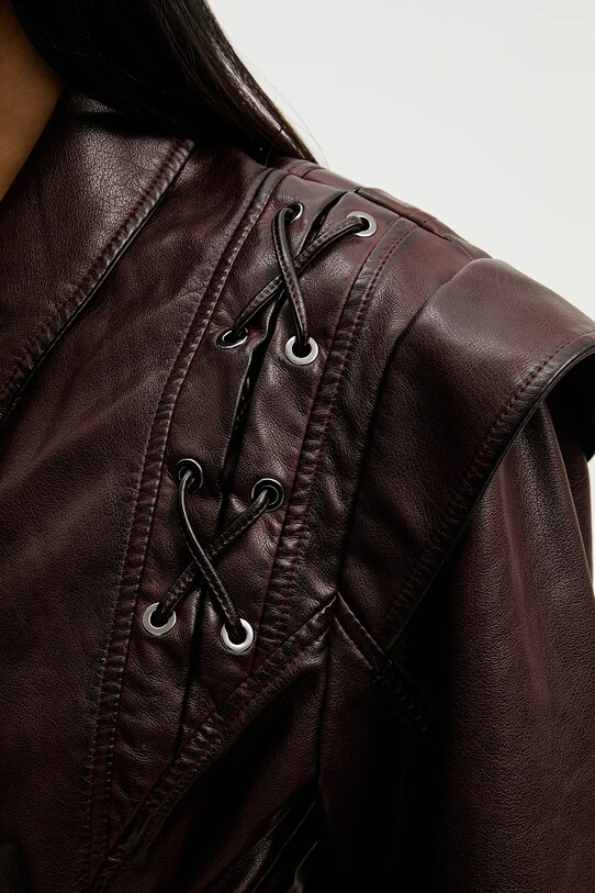 Δερμάτινο μπουφάν Answear.LAB WW25.KUD077